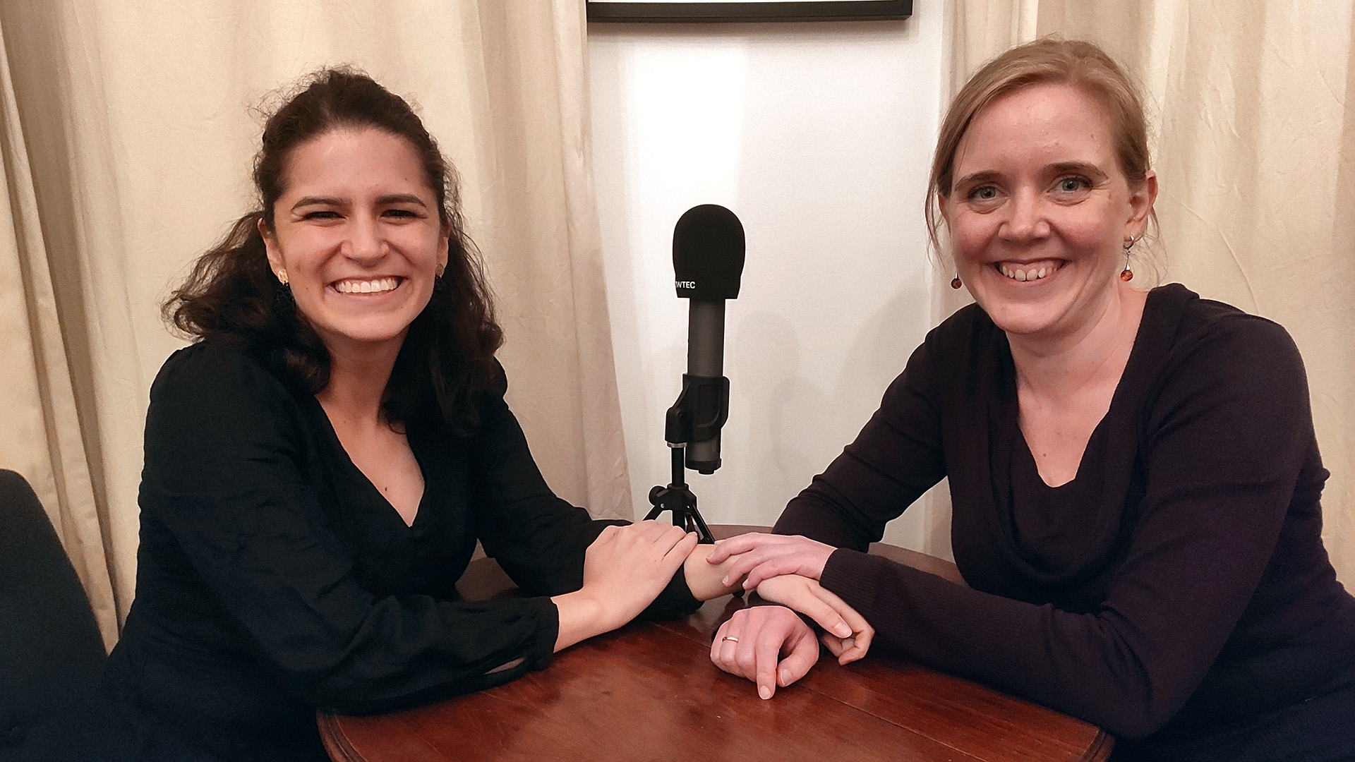 Fernanda und Marie beim Podcast-Interview
